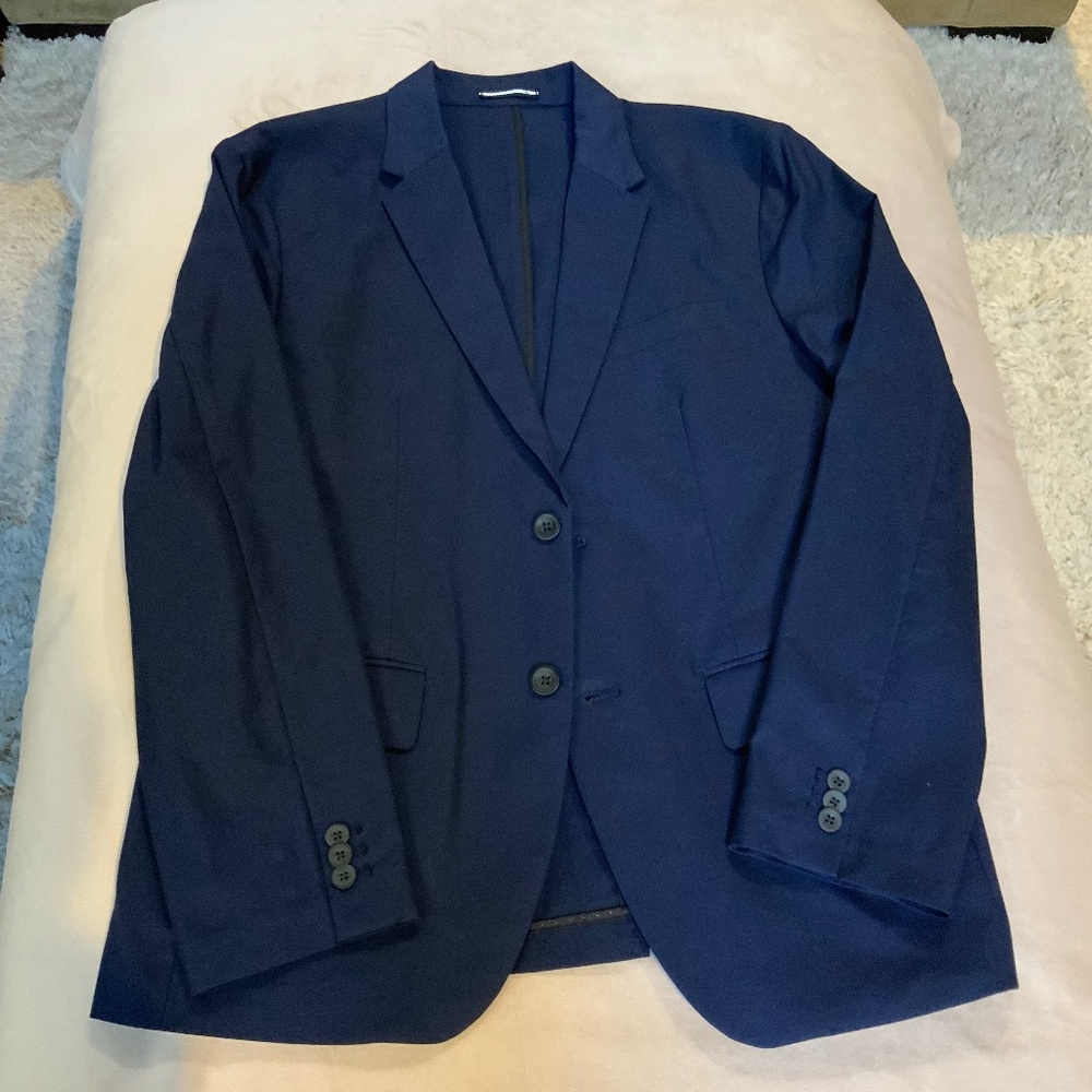 Old Navy Blue M Sport Coat Blazer Lightweight Preppy Business Casual Officecore